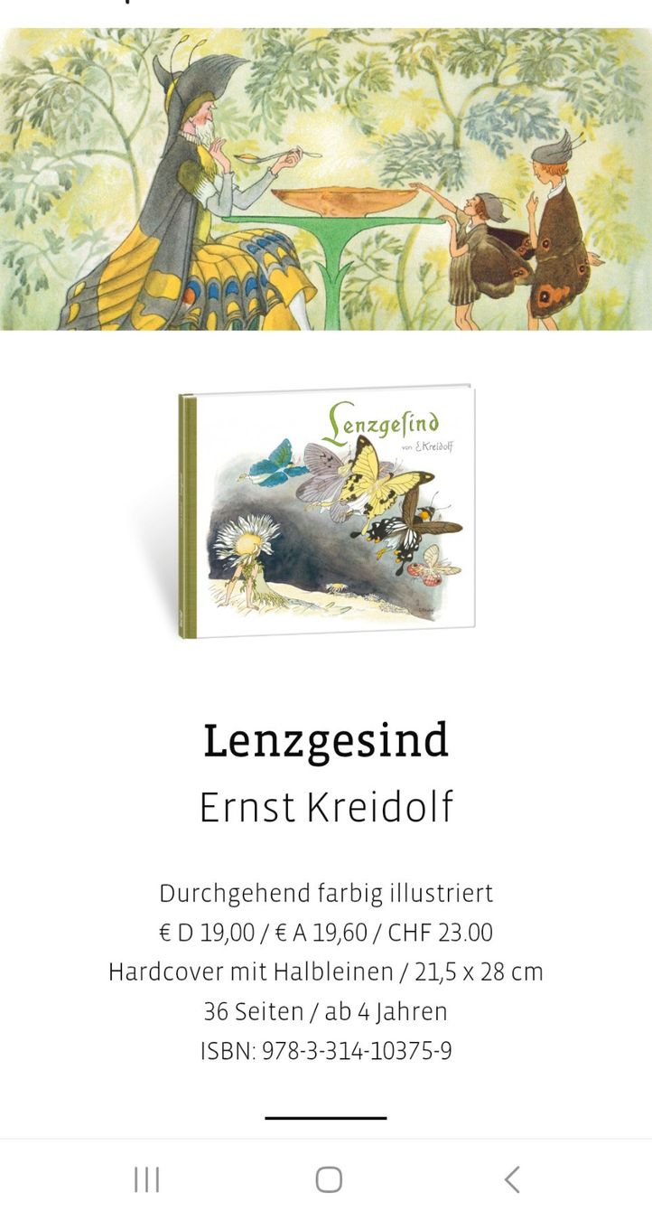 Livres: Bilder Buch von Ernst Kreidolf – Neuf (Voir description) à Zizers par Pinot55 8