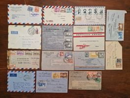 14 x Bedarfs-Flugpost alle Welt - sehr schöne Belege (2/2)