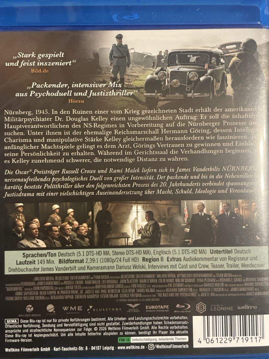 Tous les DVDs: Nürnberg  (2025) – Neuf (Voir description) à Waldenburg par Gonzo8 1