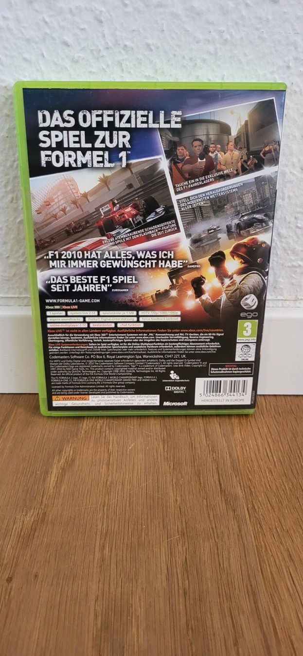 Microsoft Giochi: Xbox 360 - F1 2010 Formula 1 – Usato da Münsingen venduto da DigitaleSpielecke 1