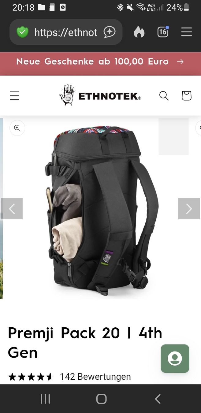 Rucksäcke: Ethnotek backpack Premiji 20L – Gebraucht aus Lausanne von Esbraf1 6