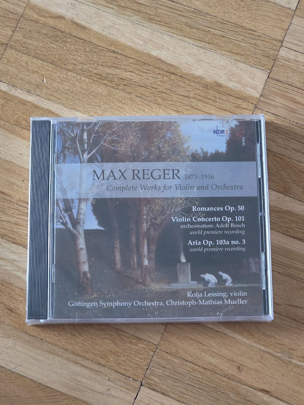CD: Neue CD: Max Reger: Complete works for Violin & Orchestra – Nuovo e nell'imballaggio originale da Aesch BL venduto da immon