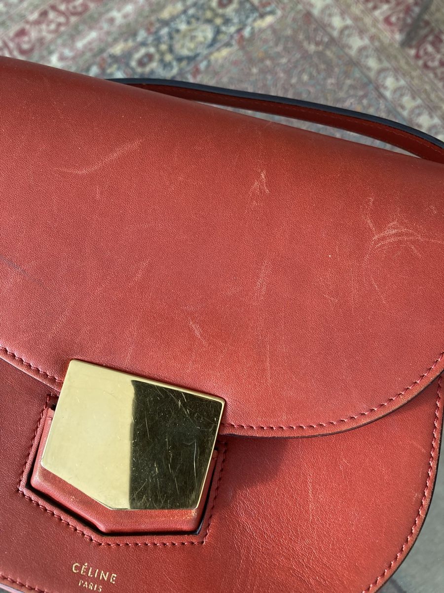 Celine Borse da donna: Celine Trotteur Bag, rot, Crossbody, ein Klassiker! – Usato da Zürich venduto da einefreude 5
