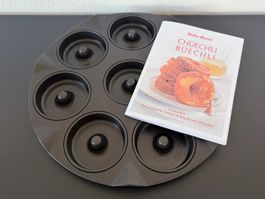 Öpfel Chüechli Blech Betty Bossi, Apfelringe, Donut