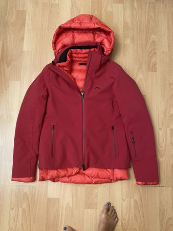 Kjus Skijacke Damen rot mit Dauneninnenjacke guter Zustand