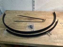 Fahrrad Schutzblech Set schwarz mit Befestigung neu