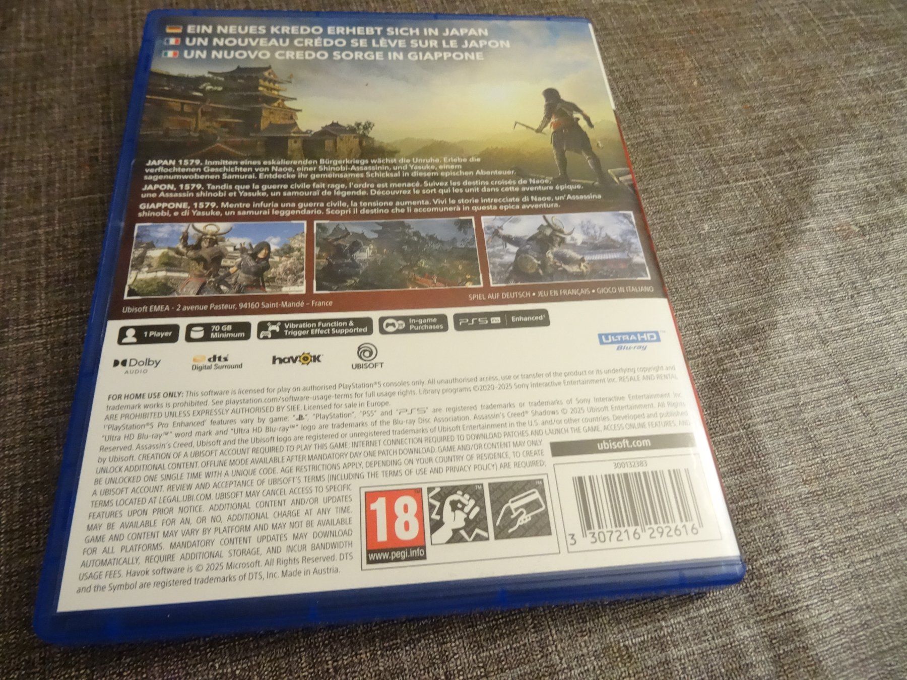 Sony Giochi: Assassin's Creed Shadows PS5 – Usato da Olten venduto da Disc-Ausverkauf 2