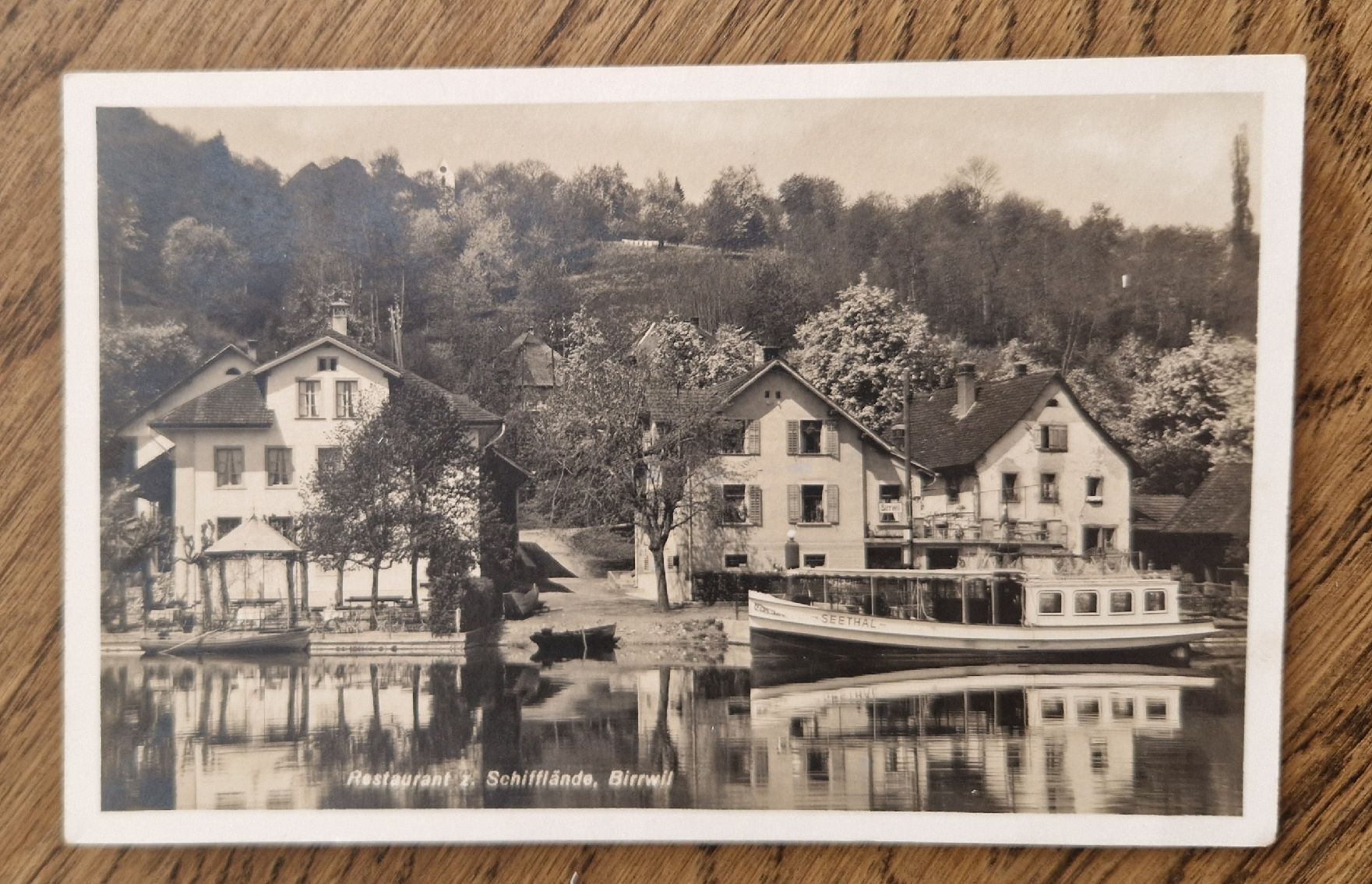 Cartoline postali: Restaurant Schifflände Birrwil  – Usato da Ebikon venduto da Donar50