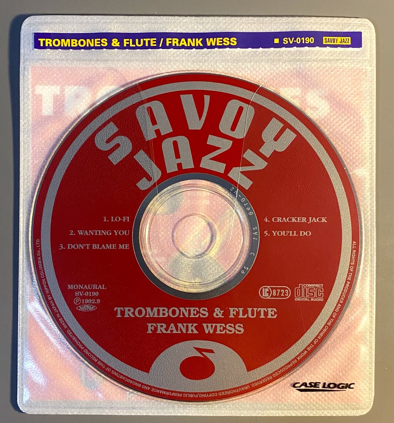 CDs: Wess Frank - Trombones (CD) – Gebraucht aus Reinach AG von Paal61 1