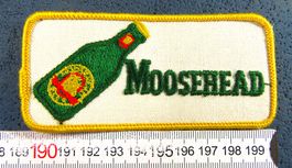 MOOSHEAD BEER BIER GESTICKT AUFNÄHER/KLEBER PATCH MIT LEIM