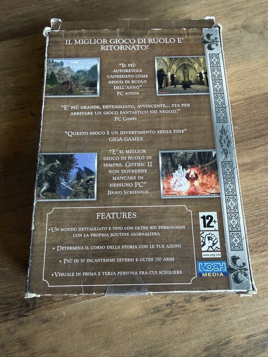 Jeux: Gioco PC Gothic II Gold Edition completo – D'occasion à S. Pietro par pap_nd2w 2