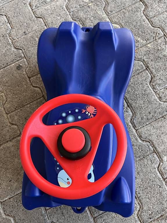 Véhicules pour enfants: Bobby Car mit Lenkrad  Dunkelblau – D'occasion à Luzern par Tanja.z 1