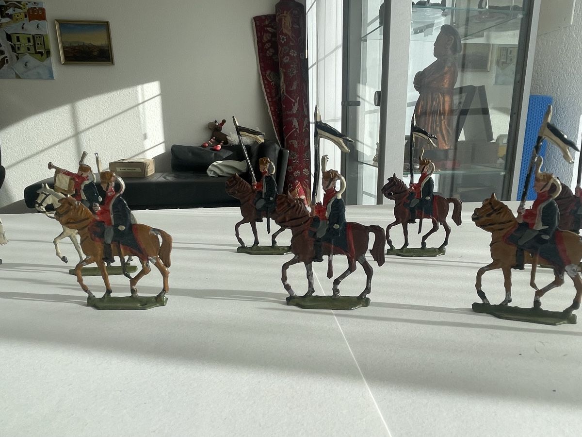 Giocattoli: Zinnfigur-Set historische Reiter-Armeefiguren – Usato da Meierskappel venduto da Hala03 5