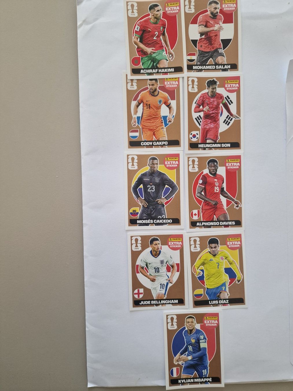 Panini Carte collezionabili: Panini extra Stickers - 9 verschiedene Bronze – Nuovo (secondo la descrizione) da Adliswil venduto da vendor123