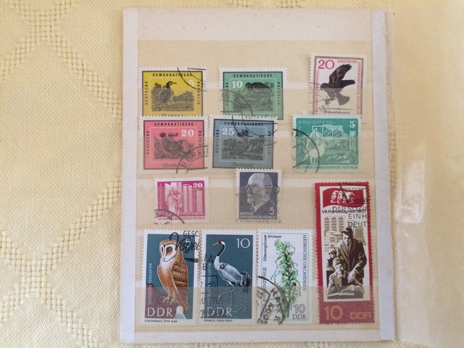 Alle Briefmarken: 28 Stk. Briefmarken DDR, gestempelt – Gebraucht aus Buchs AG von ReaNaTsch 1