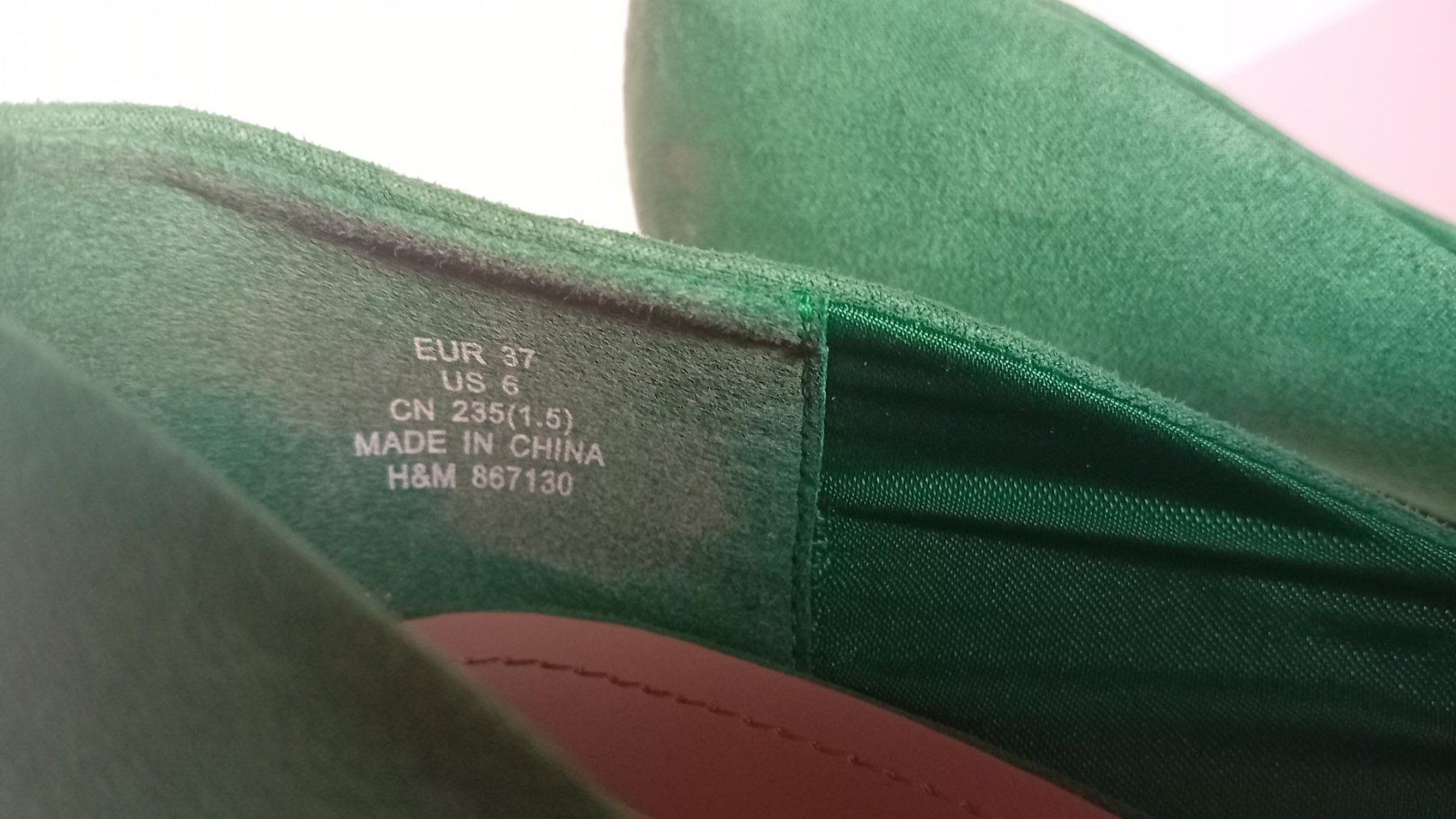 H&M Damenschuhe: H&M Pumps, grün Grösse 37 – Gebraucht aus Salez von Robe12 4