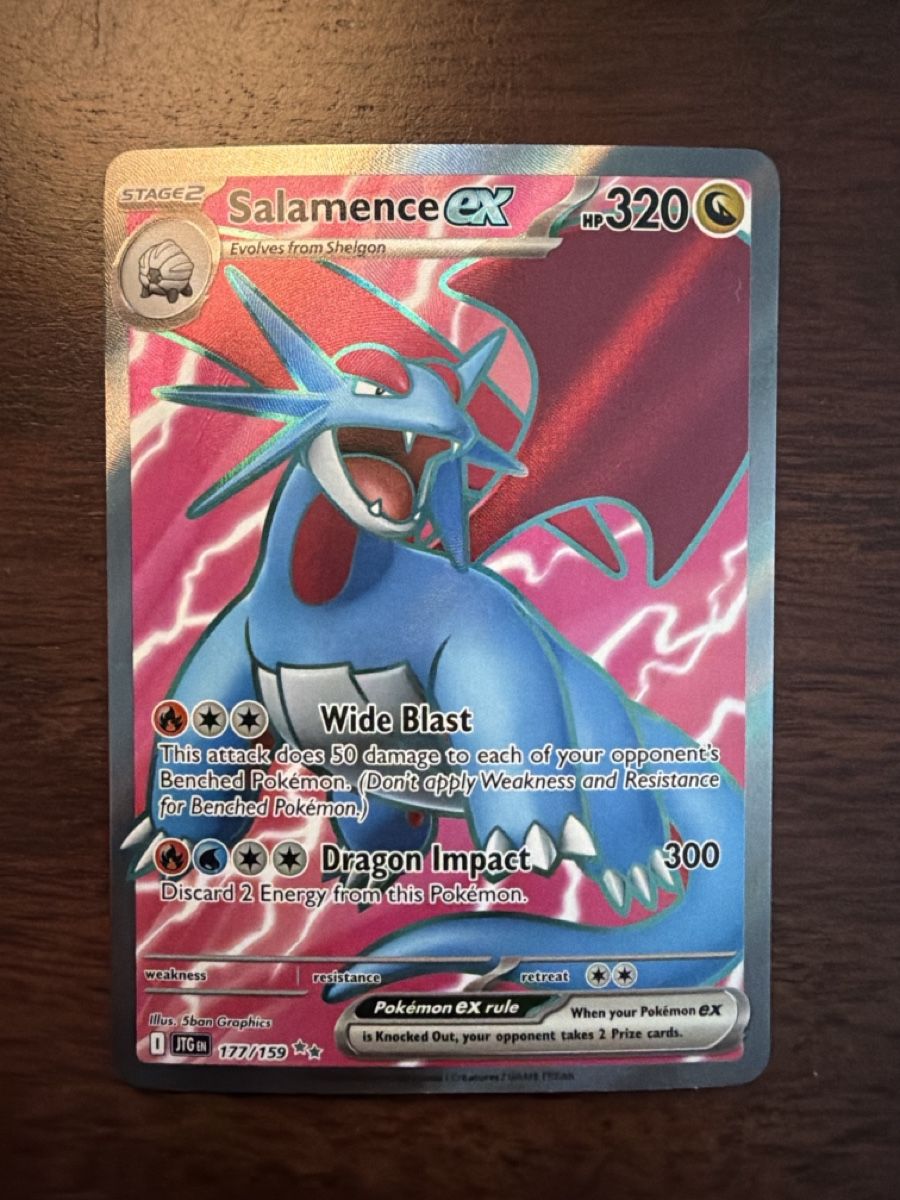Pokémon Carte collezionabili: Salamence ex (JTG 177) – Nuovo (secondo la descrizione) da Emmenbrücke venduto da Pack_Ripper