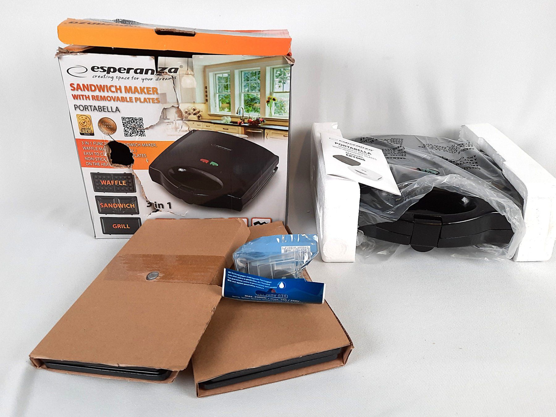 Elettrodomestici da cucina: ESPERANZA Sandwich Maker – Nuovo (secondo la descrizione) da Beinwil am See venduto da Restwert_Beinwil 3