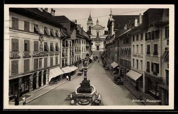 Cartoline postali: AK Solothurn, Hauptgasse – Usato da Berlin venduto da bartko-reher