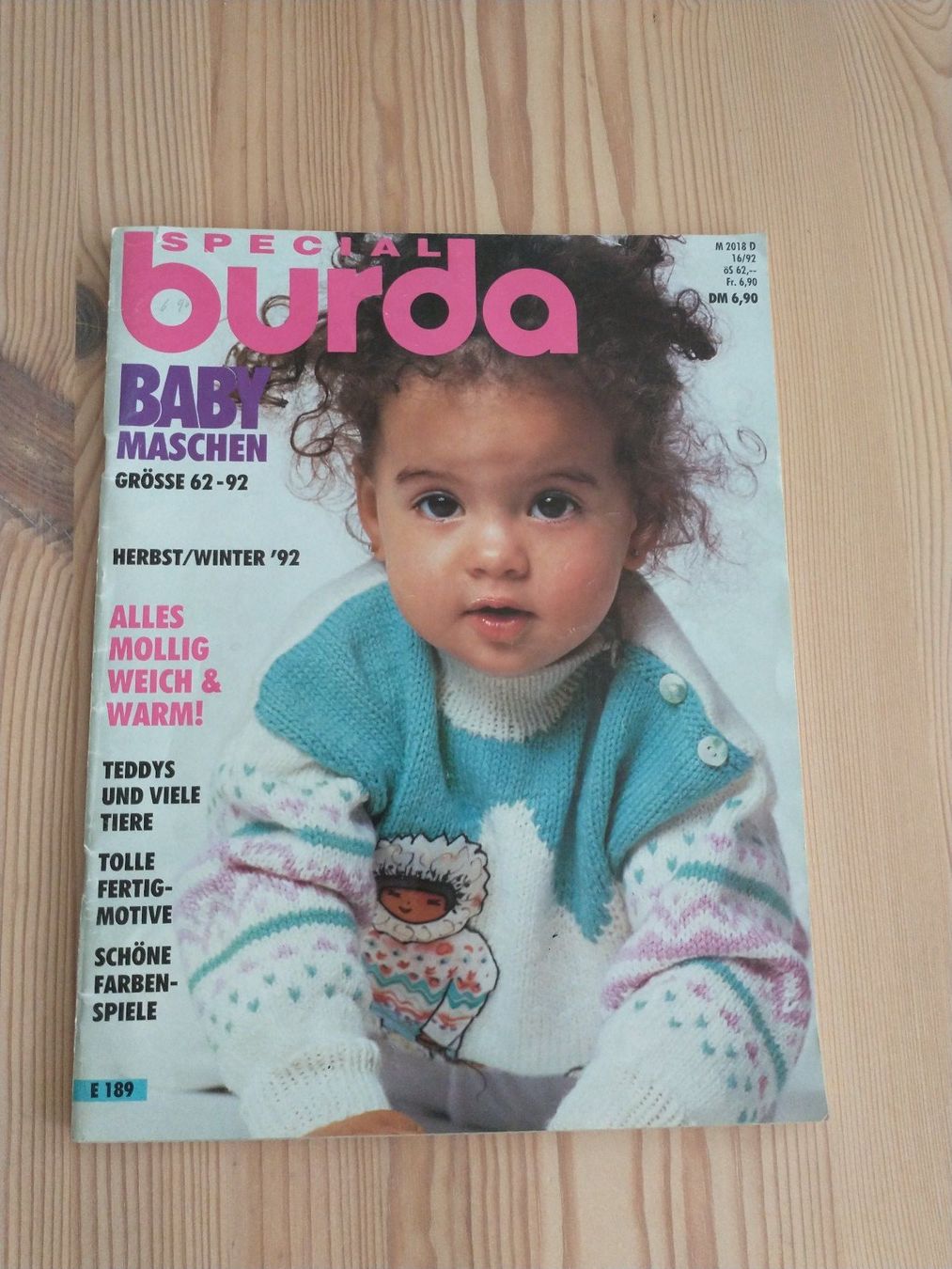 Schnittmuster: Strickheft Burda E 189 Babymaschen Gr. 62-92 – Gebraucht aus Zürich von Turner_18