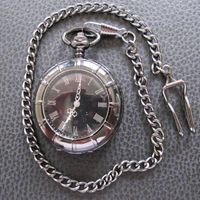 Eisenbahner - Uhr / Taschenuhr im Gothic Style Railroad