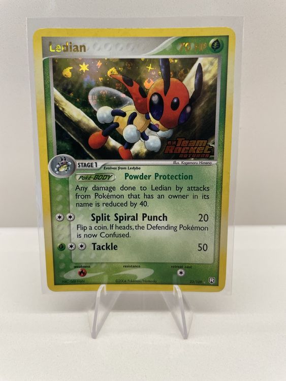 Ledian Reverse Holo Stamped EX Team Rocket Returns 2004 (Gebraucht) in ...