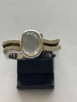  Vintage Silber 925 Ring mit Mondstein