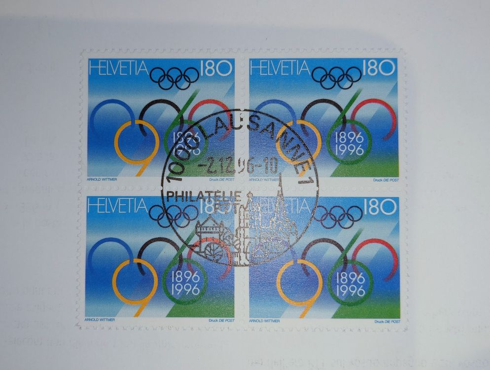PHOTO CONTRACTUELLE TIMBRES FRANCE OBLITERE N° 960/965 JEUX OLYMPIQUES
