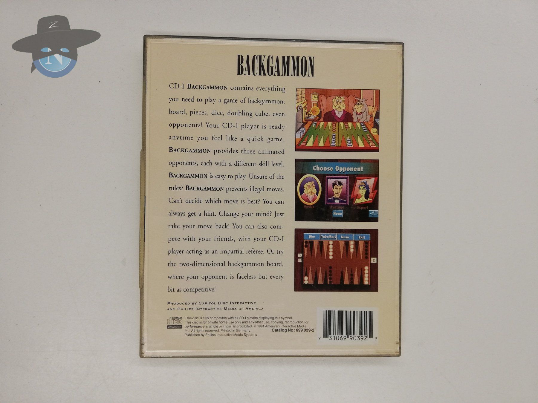 Giochi: Backgammon / Philips CDI CD-i – Usato da St. Gallen venduto da zorro_dc 1