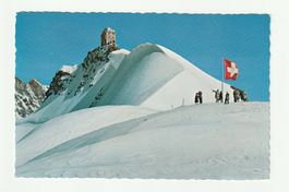 Postkarte Jungfraujoch Meteo Station Sphinx 13.08.1960