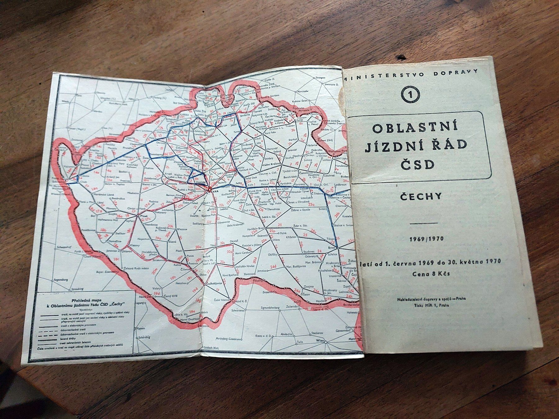 Libri: Fahrplan CSD Tschechien 1969 1970 – Usato da Schönenwerd venduto da Steidi 1
