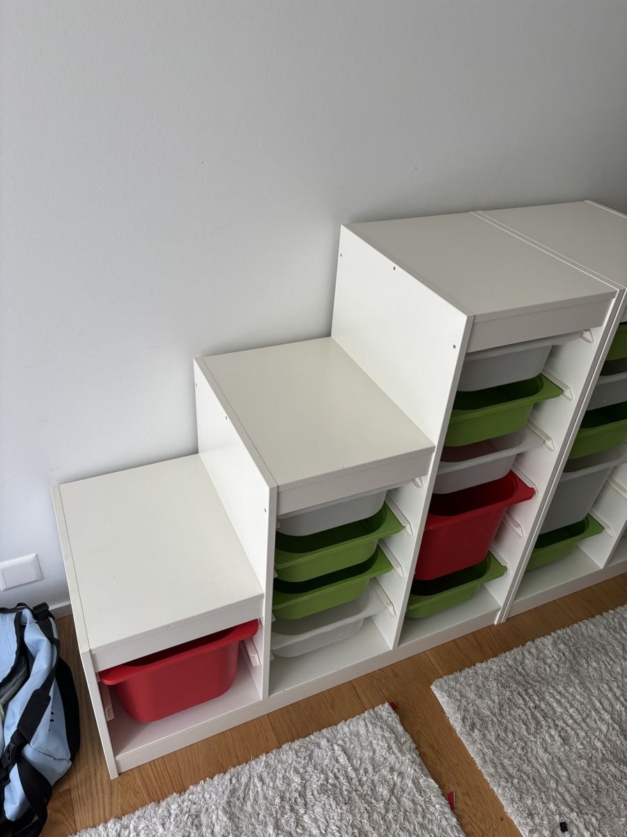 Ikea Scaffali: IKEA TROFAST etagère avec 19 bacs – Usato da Lausanne venduto da Kingarthur5 3
