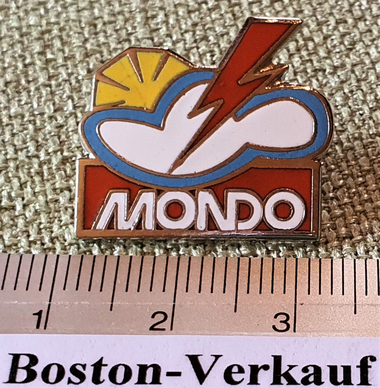 Placchette & Badge: E782 - Pin Mondo - Gewitter Blitz Sonne – Usato da Reinach BL venduto da Boston-Verkauf 1