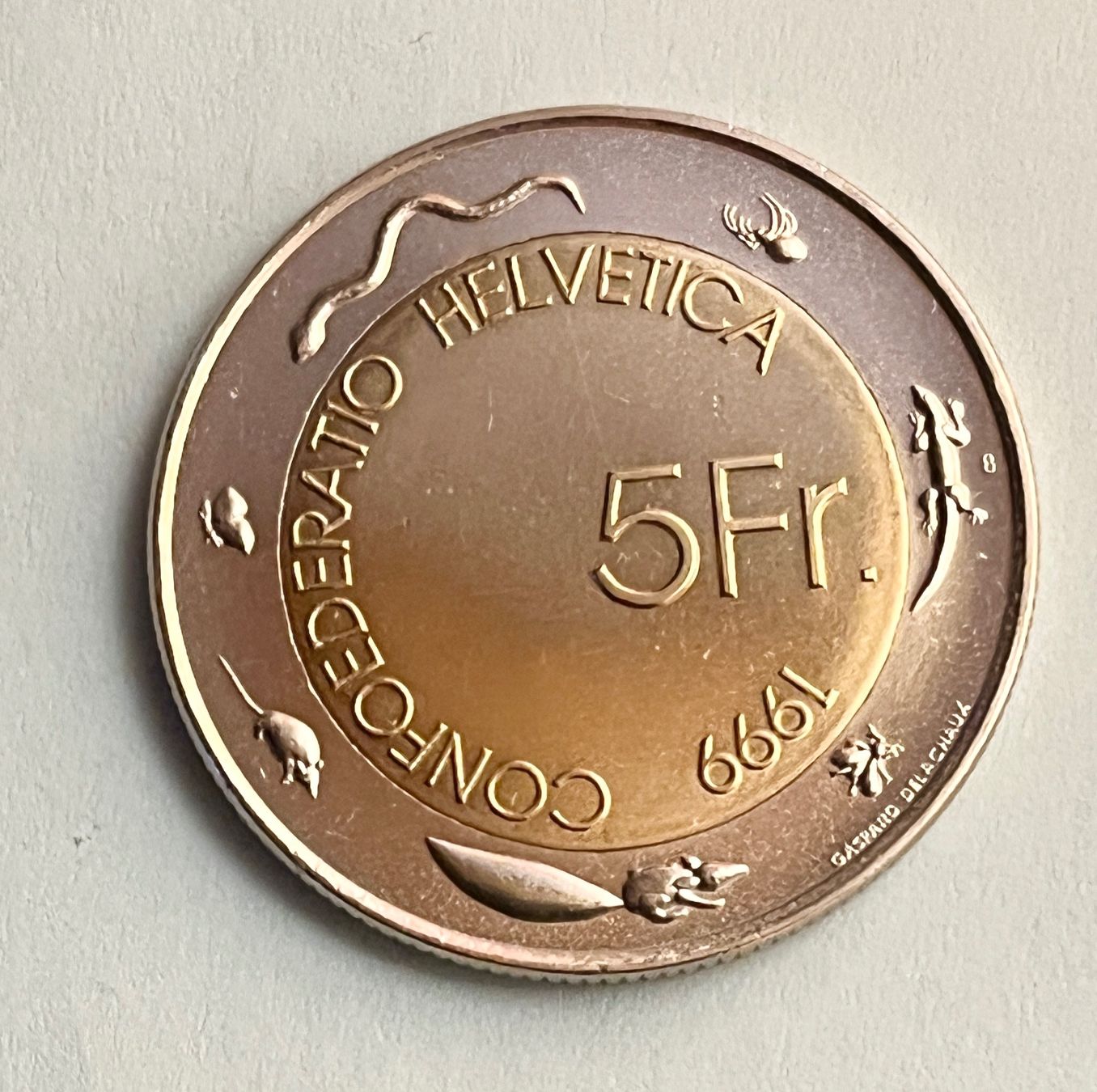 Tutti le monete: 5frs  commémorative 1999 SUP. – Nuovo (secondo la descrizione) da Renan BE venduto da johncactus 1