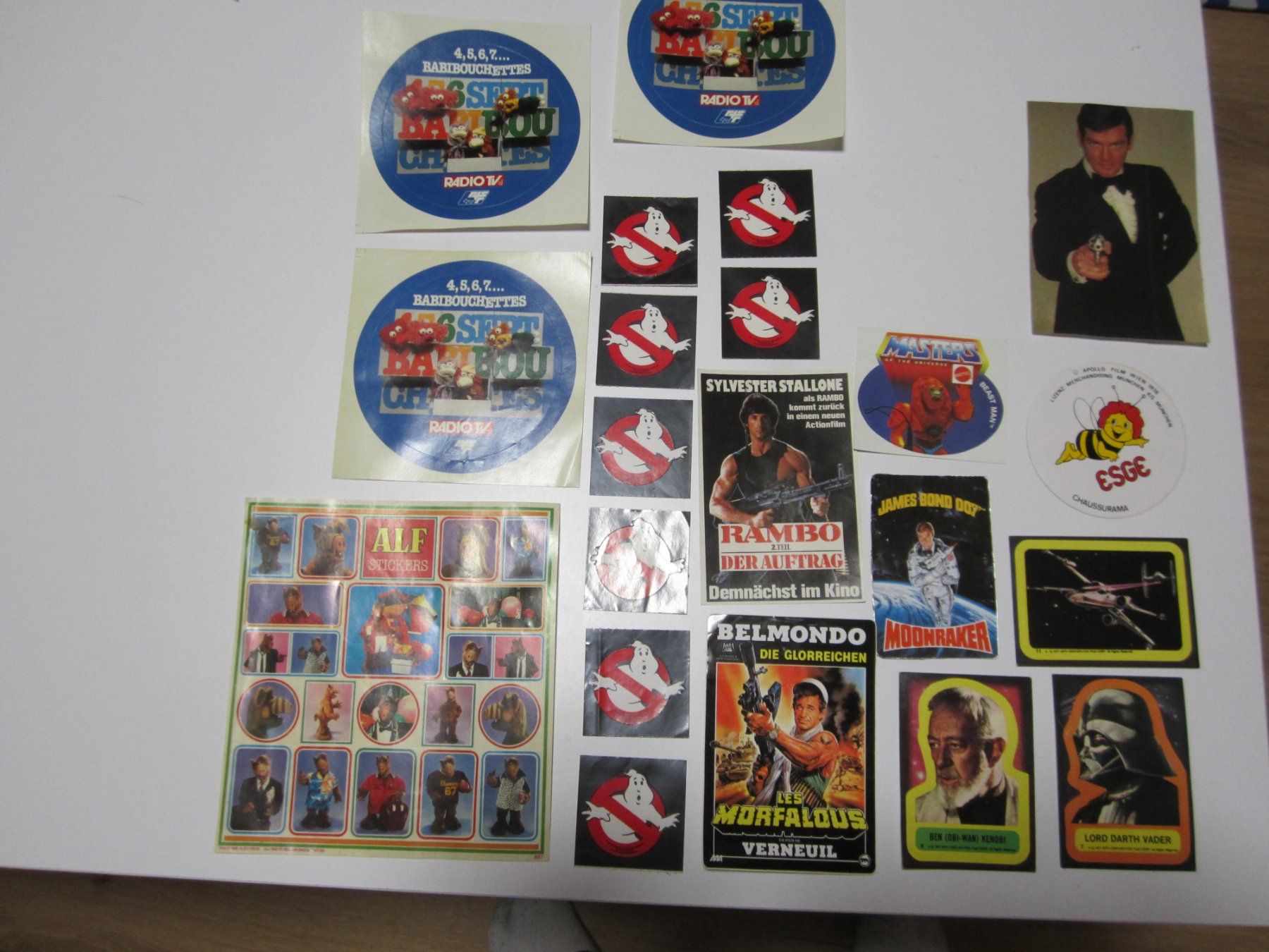 Sticker: Autocollants films + 1 tableau vintage – Nuovo (secondo la descrizione) da Tramelan venduto da Tors