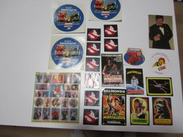 Autocollants films + 1 tableau vintage