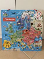 Puzzle Janod Europe en bois, éducatif et ludique