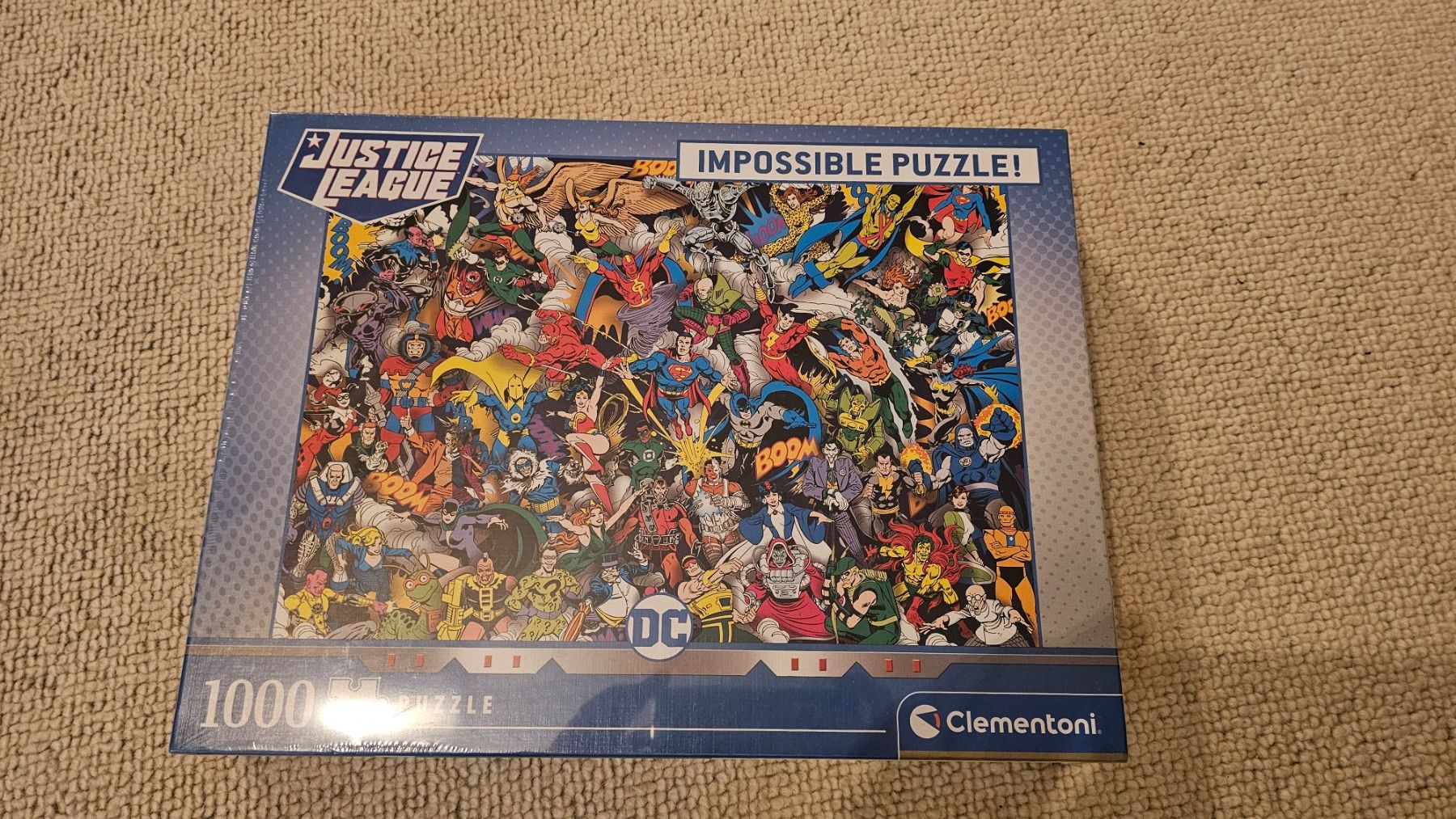 Clementoni Puzzle: Puzzle 1000 pièces - Justice League DC Comics – Usato da La Chaux-de-Fonds venduto da little_bubble