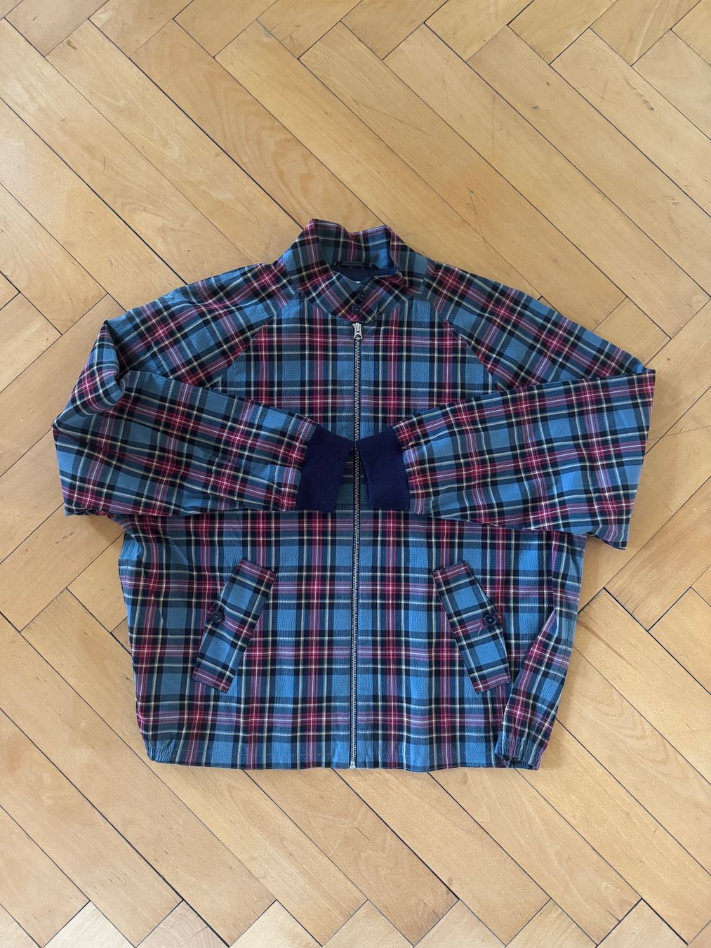 Giacche: YMC London blue tartan jacket – Usato da Bern venduto da Gigigian