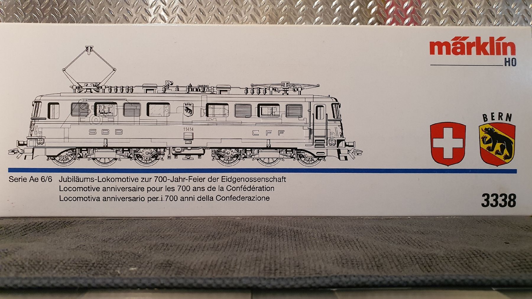 Märklin Modellini di ferrovie: MÄRKLIN 3338 LOKOMOTIVE  – Usato da Männedorf venduto da Modellbau-wyss 4