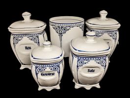 5x Vorratsdose 5x pot  à épices Melitta Friesland Anno 1900