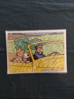 Tintin Carte Postale 3D avec enveloppe 22,5 x16cm. Neuf
