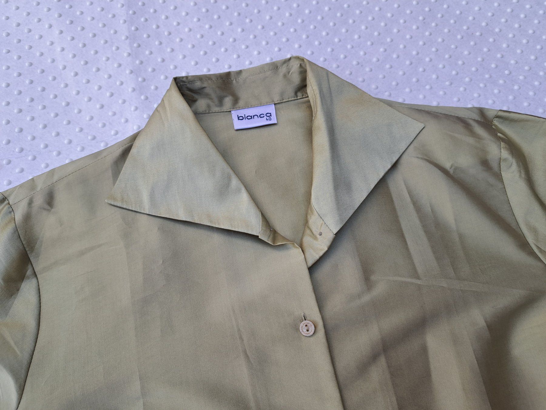 Camicette: Leichte Bianca Seidenbluse, Gr. 40, Frühling – Nuovo (secondo la descrizione) da Gysenstein venduto da joshuas81 3