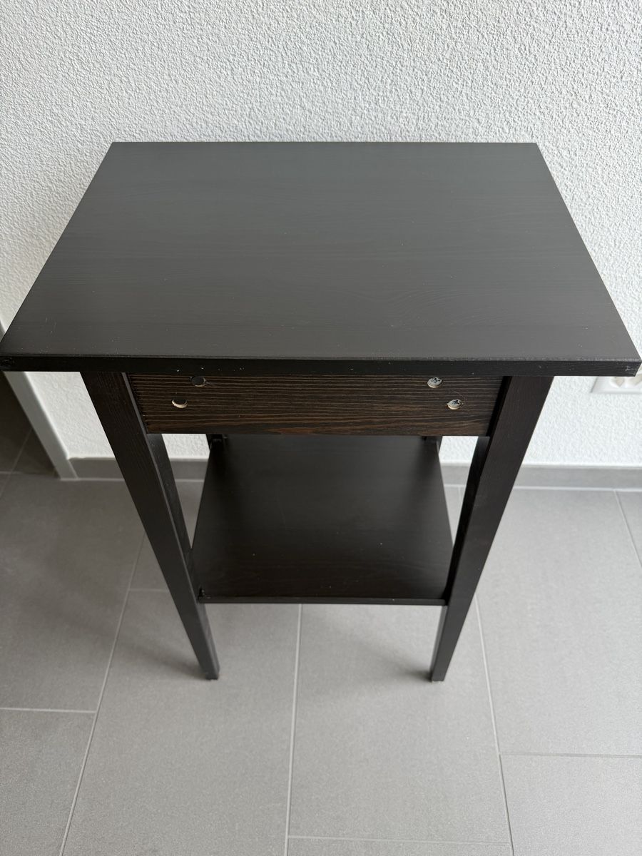 Ikea Comodini: 2 schwarze Nachttische mit Schublad – Usato da Schlieren venduto da Dav_8gbc 5