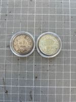 Silber 2 Franken / 2 Münzen im Set