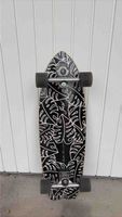 Skateboard Yow Surfskate schwarz weiss gebraucht