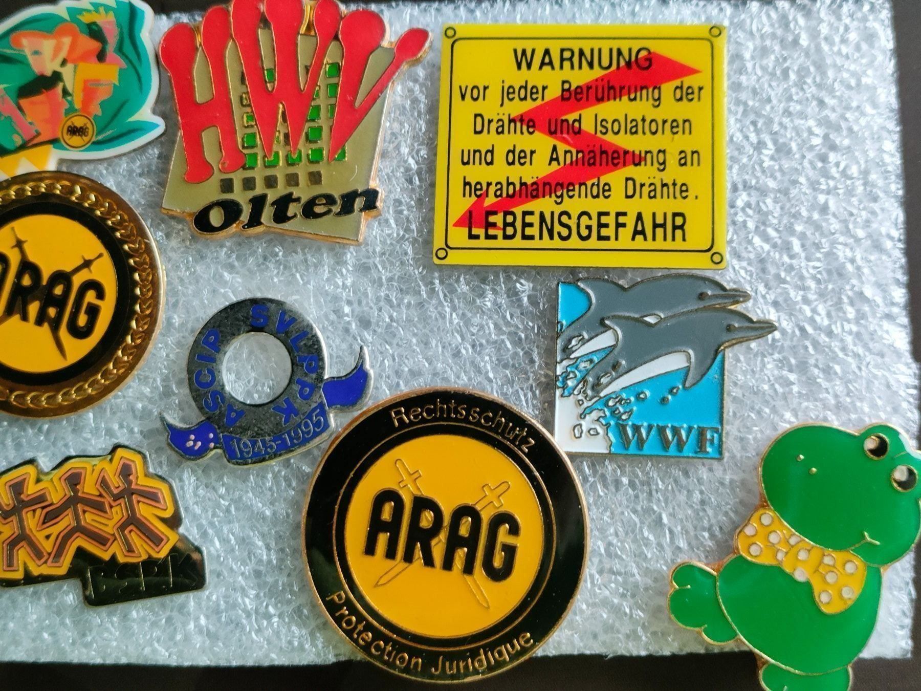 Placchette & Badge: Pins SBB/ARAG/WWF/HWV – Usato da Brugg AG venduto da Mashaba 7