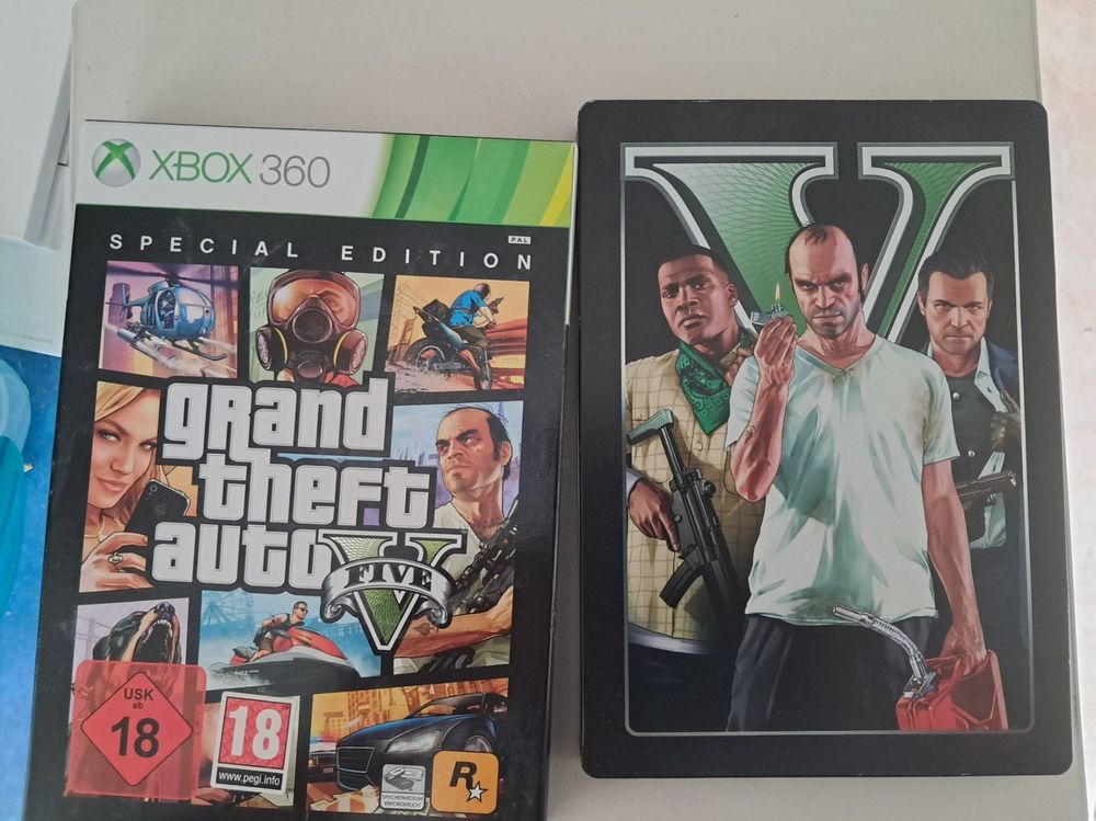 GTA V Special Edition Xbox 360 Mit Steelbook Karte Gebraucht Gta V Special Edition Xbox 360 Mit Steelbook Karte