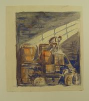 DER SCHATZ DES KLEINEN ZIGEUNERS, AQUARELLE, VORLAGEN?