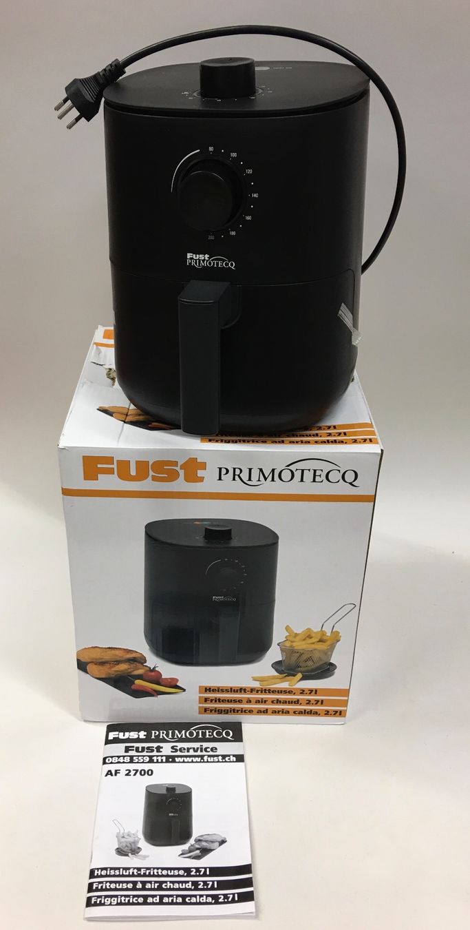 Fust Elettrodomestici da cucina: FUST PRIMOTECQ AF 2700 Heissluftfritteuse 2.7l neu – Nuovo e nell'imballaggio originale da Olten venduto da ELHANDEL 1